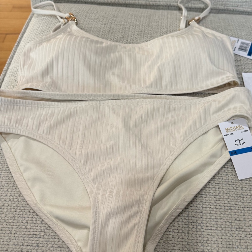 Michael Kors Cream Bikini Set - Picture 2 of 15